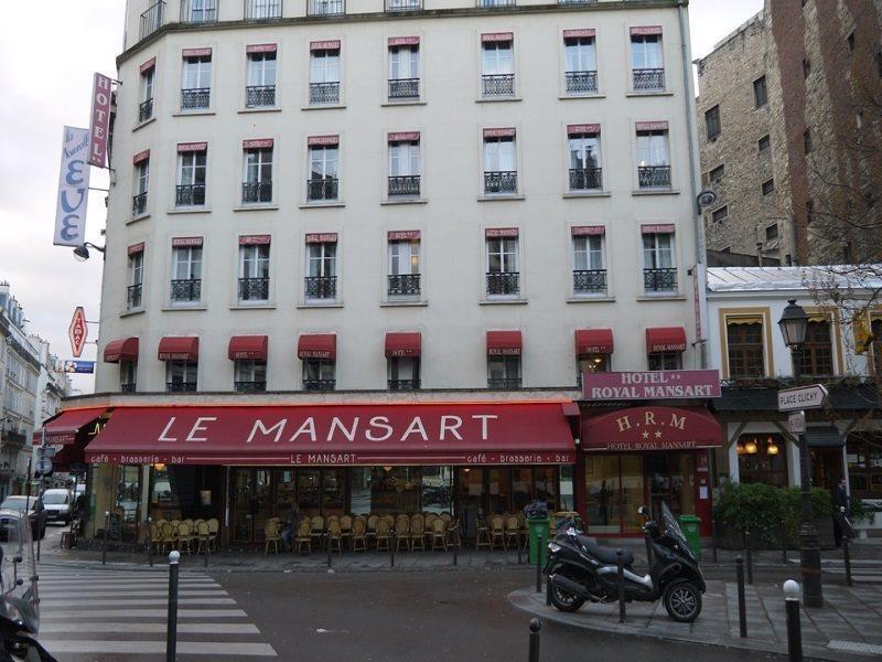 Hotel Royal Mansart Párizs Kültér fotó